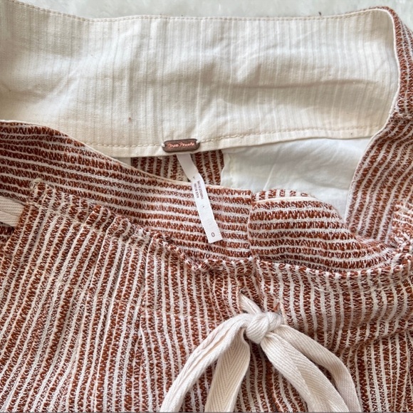 Free People Light As Sunrise Caraway Striped Taper Pant - Picture 10 of 11